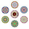 DIY Cup Mats Diamond Painting Kits DIAM-PW0004-118-2