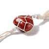 Natural Red Jasper Pendant Decorations HJEW-E579-01E-5