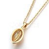 304 Stainless Steel Pendant Necklaces X-NJEW-O108-04G-2