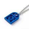 Resin Building Blocks Pendant Necklaces Sets NJEW-JN03442-01-6