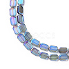 Electroplate Glass Beads Strands EGLA-N008-017-D02-3
