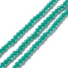 Faceted(32 Facets) Glass Beads Strands EGLA-J042-36A-01-1
