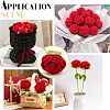 Cotton Knitting Artificial Flower AJEW-WH0013-51-6