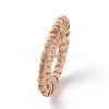 Handmade Reed Cane/Rattan Woven Linking Rings WOVE-X0001-04-3