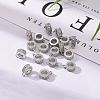 Rack Plating Brass Micro Pave Cubic Zirconia Tube Bails ZIRC-I012-05P-RS-6