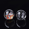 Handmade Blown Glass Globe Beads DH017J-1-10mm-1