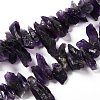Rough Raw Natural Amethyst Beads Strands G-G010-12-1