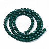Natural Green Onyx Agate Beads Strands X-G-S359-233-2