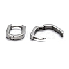 304 Stainless Steel Huggie Hoop Earrings X-STAS-H156-11A-P-3