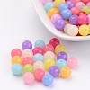 Imitation Jelly Acrylic Beads JACR-R001-8mm-M-1