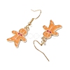 Christmas Theme Alloy Enamel Dangle Earrings EJEW-JE05830-02-4