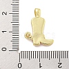 Brass with Cubic Zirconia with Enamel Pendant KK-Q814-22G-01-3