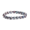 Natural Pearl Beaded Stretch Bracelet for Women BJEW-JB08868-2