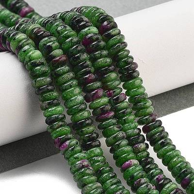 Natural Ruby in Zoisite Beads Strands G-Q159-B18-01-1