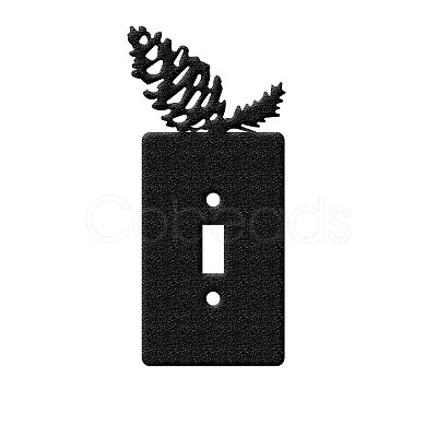 Iron Light Switch Decorations AJEW-WH0197-005-1