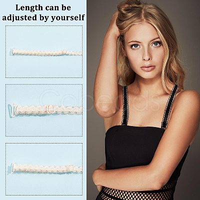 Gorgecraft 6 Pairs 6 Style Adjustable Bra Straps FIND-GF0003-55-1