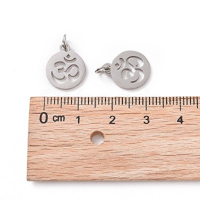 Non-Tarnish 304 Stainless Steel Charms STAS-Q201-T446S-1