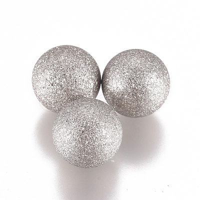 Tarnish Resistant 304 Stainless Steel Textured Beads STAS-G225-34P-01-1