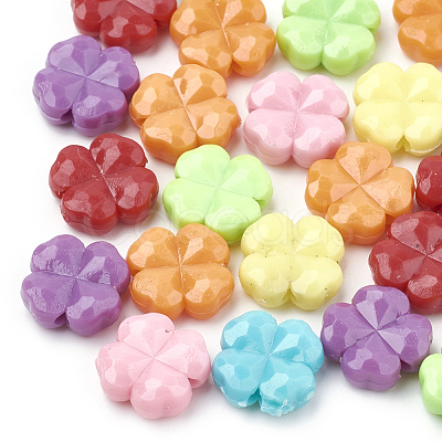 Opaque Acrylic Beads MACR-S296-14-1