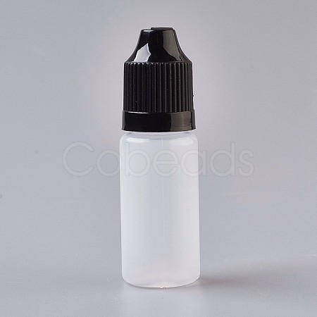 10ml Bottle Soft PE Squeeze Smoke Oil Bottle with Long Thin Dropper Plastic Teardrop Bottle TOOL-WH0074-B12-1