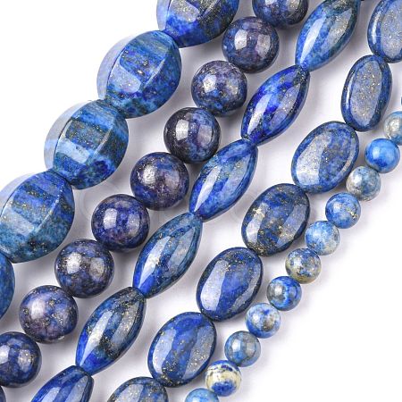 Natural Lapis Lazuli Beads Strands G-K311-14-1