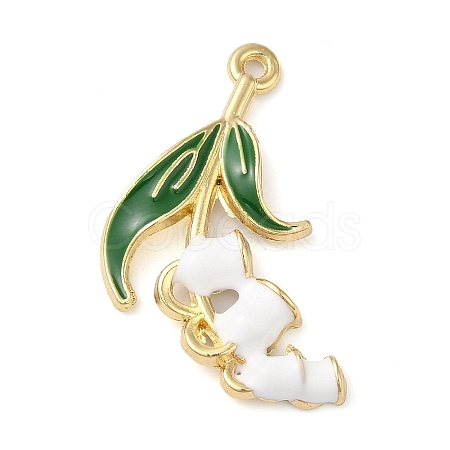 Alloy Enamel Pendants ENAM-U001-04G-G-1