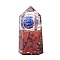 Tower Resin Hexagon Prism Energy Generators, Reiki Natural Red Jasper Chips Inside for Home Office Desk Decoration, 50~55x20~25mm