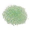 Glass Beads, No Hole, Round, Colors Vary in Shades, Medium Aquamarine, 0.4~3mm, 720~1000Pcs/bag