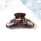 Fish Pattern Acrylic Claw Hair Clips, Hair Accessories for Women & Girls, Rosy Brown, 50x105mm