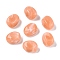 Opaque Acrylic Beads, Two Tone Color, Nuggets, Light Salmon, 23x19x16mm, Hole: 2.2mm, about 134pcs/500g