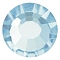 Preciosa&reg Crystal Hotfix Flatback Stones, Czech Crystal, Round(438 11 612 Chaton Rose VIVA 12 &reg), Aqua Bohemica, SS8(2.3~2.5mm)