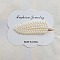 Imitation Pearl Alligator Hair Clips, Hair Accessories for Woman Girls, Feather, 60mm