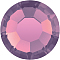 Preciosa&reg MAXIMA Crystal No Hotfix Flatback Stones, Czech Crystal, Dura Foiling, Round(438 11 615 Chaton Rose), 21110 Amethyst Opal, SS6(1.9~2.1mm)