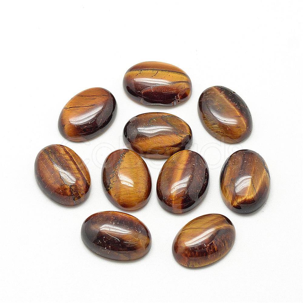 Cheap Natural Tiger Eye Cabochons Online Store - Cobeads.com