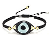 Adjustable Resin Evil Eye Braided Beaded Bracelets BJEW-K209-A01-1