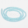 Electroplate Glass Beads Strands GLAA-P312-07-3x4mm-03-2