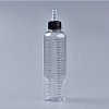 Transparent PET Plastic Empty Bottle TOOL-WH0090-02C-1