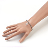 304 Stainless Steel Beads Stretch Charm Bracelets BJEW-JB03862-01-3