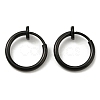 304 Stainless Steel Clip-on Earrings EJEW-P232-01EB-1