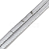 Electroplated Non-magnetic Synthetic Hematite Beads Strands G-G089-A02-09-1