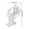 Resin Mannequin Hand Jewelry Display Holder Stands RDIS-WH0009-015A-2