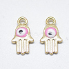 Light Gold Plated Alloy Charms ENAM-S117-28A-2