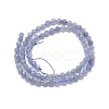 Natural Iolite Beads Strands G-O171-07-5mm-2