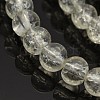 Mixed Crackle Glass Round Beads CCG-X0001-3