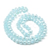AB Color Plate Glass Beads Strands EGLA-P051-02A-A04-2