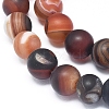 Natural Banded Agate/Striped Agate Beads Strands G-D0005-30-10mm-3