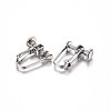 304 Stainless Steel Clip-on Earring Findings X-STAS-H467-04P-2