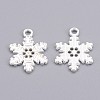 Tibetan Style Alloy Snowflake Pendants TIBEP-EA115Y-S-FF-2