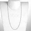 304 Stainless Steel Rolo Chain Necklaces NJEW-JN01228-03-3