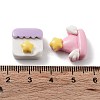 Daily Theme Opaque Resin Decoden Cabochons RESI-D010-03-3